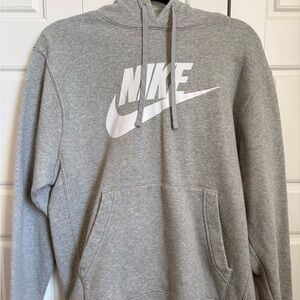 Nike Men's Heather Gray Hoodie